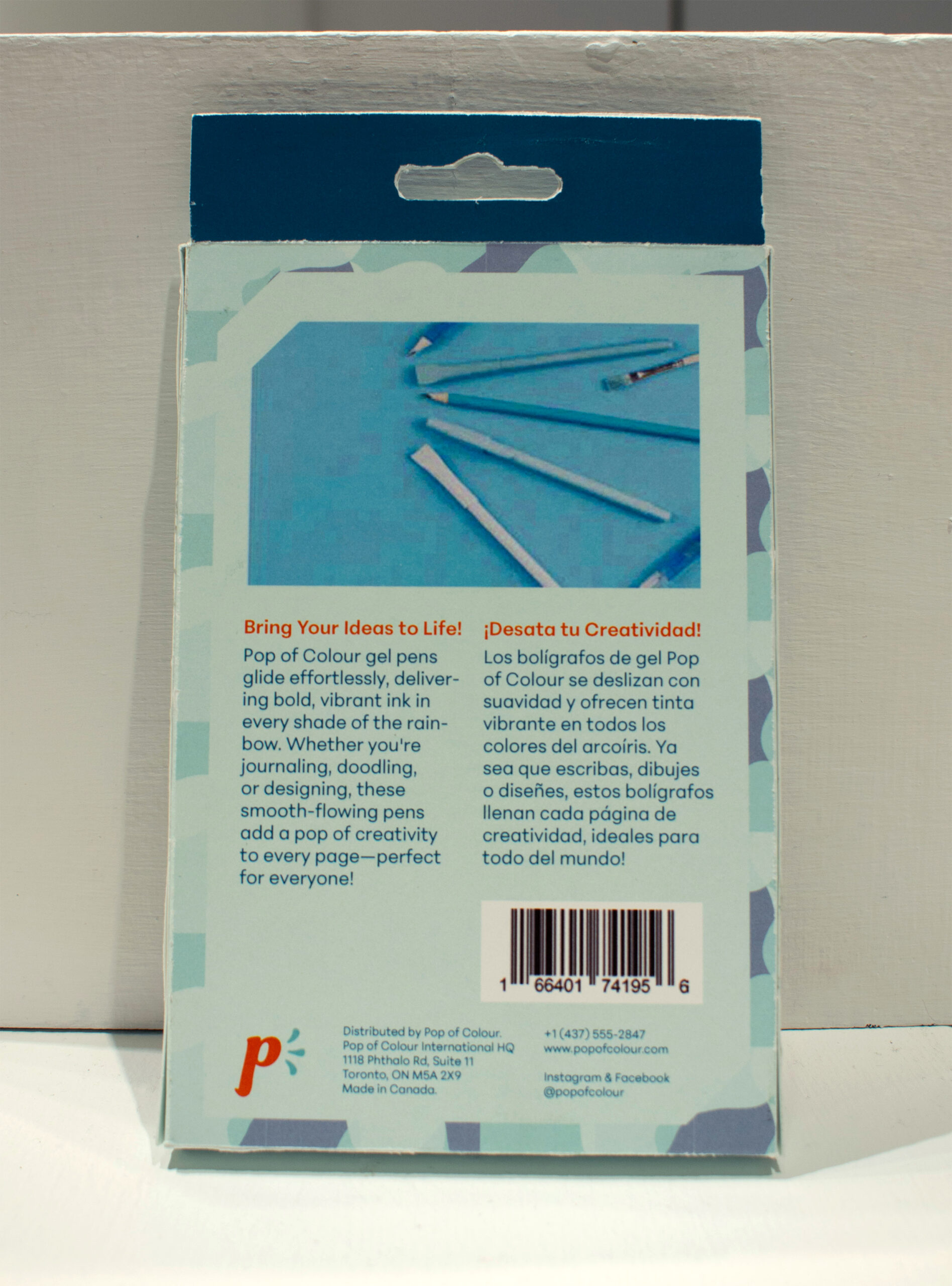 Pop of Colour pens mockup - back
