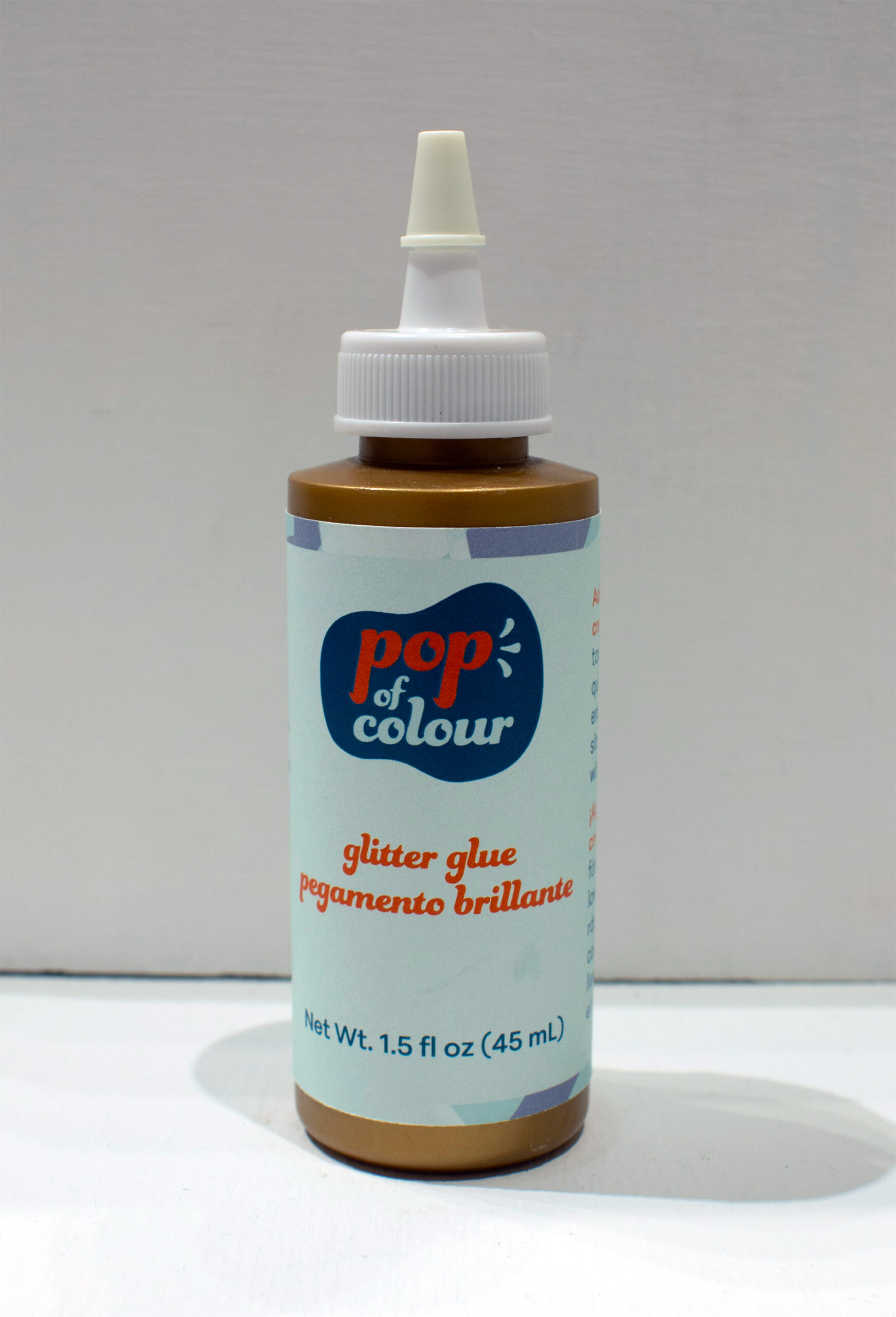 Pop of Colour glitter glue - front