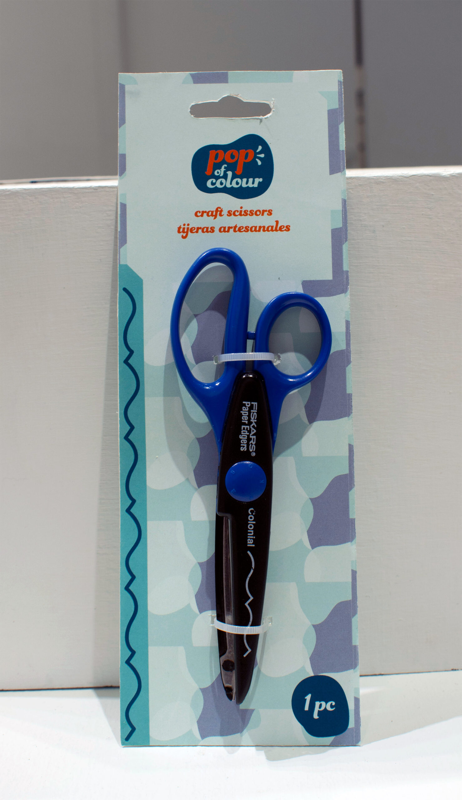 Pop of Colour craft scissors mockup - front