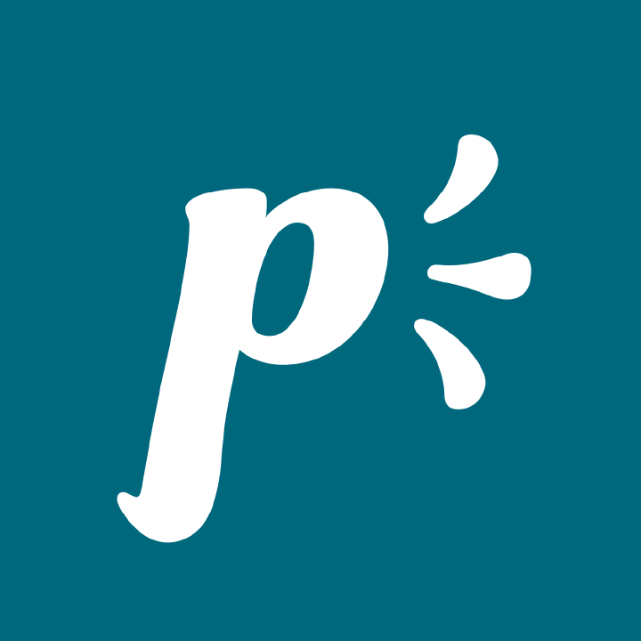 Pop of Colour secondary logo reversed