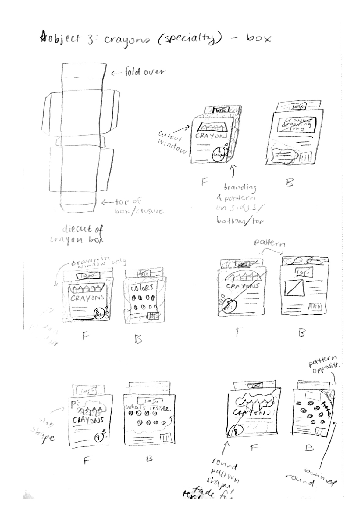 Pop of Colour sketches - 4