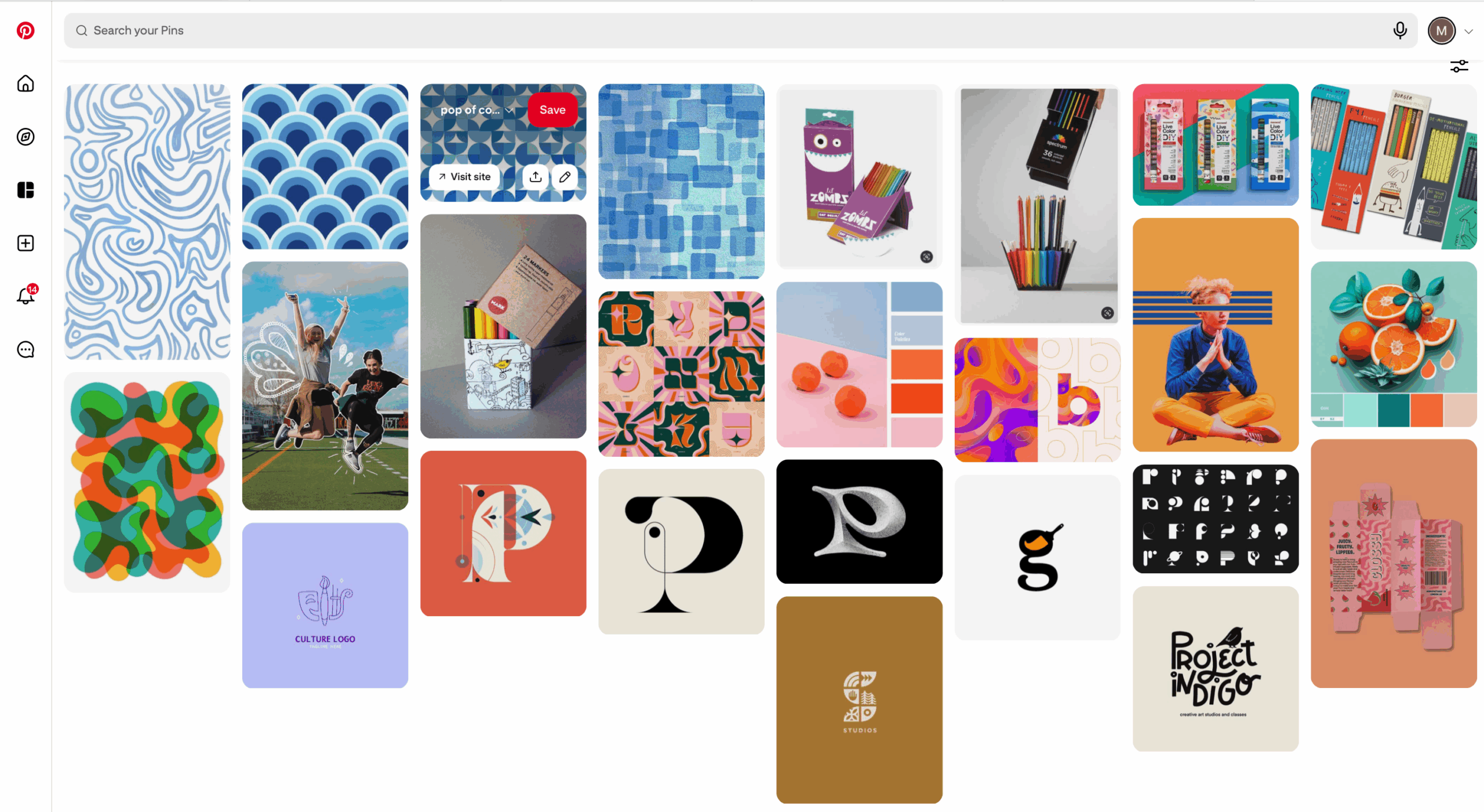 moodboard-pop-of-colour Pop of Colour moodboard